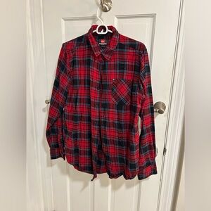 Quiksilver Plaid Flannel Shirt